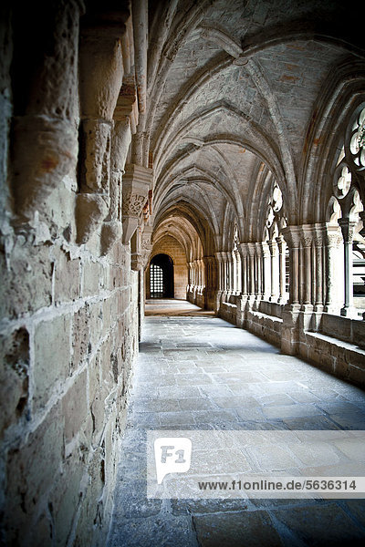 Kloster Poblet  katalanisches Zisterzienserkloster an der Zisterzienserroute  Tarragona  Katalonien  Spanien  Europa