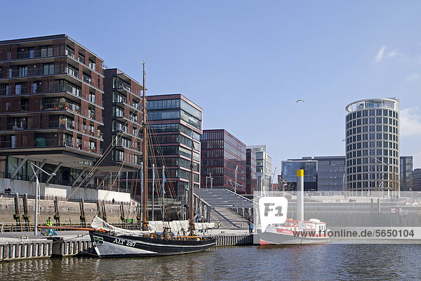 Sandtorkai  Hafencity  Hamburg  Deutschland  Europa  ÖffentlicherGrund