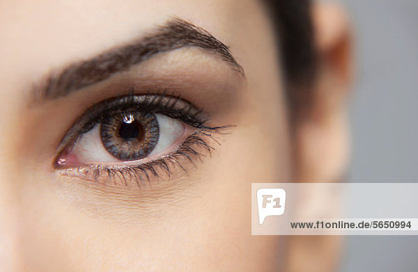 Close-up of a beautiful woman's eye