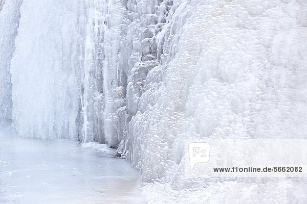 Glasenbachklamm in winter Salzburger Land Austria Europe