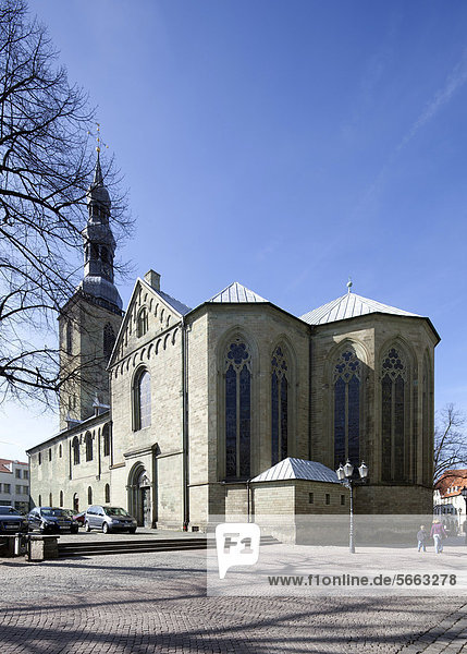 St.-Petri-Kirche  Alde Kerke  Soest  Nordrhein-Westfalen  Deutschland  Europa  ÖffentlicherGrund