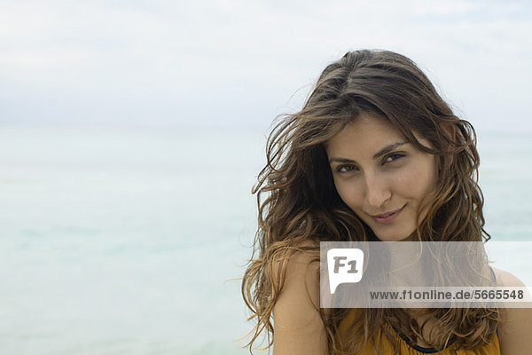 Smiling young woman  portrait