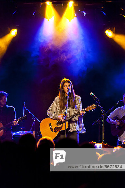 Brooke Fraser  New Zealand singer-songwriter  performing live at the Schueuer  Lucerne  Switzerland  Europe