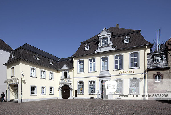 Stadtpalais am Stockplatz  Trier  Rheinland-Pfalz  Deutschland  Europa  ÖffentlicherGrund
