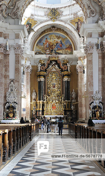 Cathedral of St. Jacob  Innsbruck  Tyrol  Austria  Europe