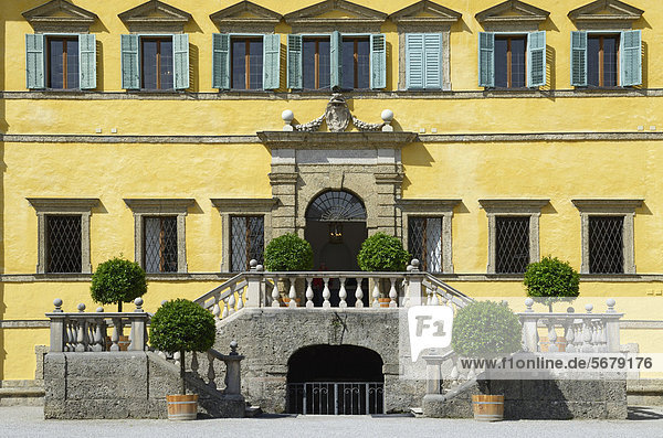 Schloss Hellbrunn Salzburg Österreich Europa