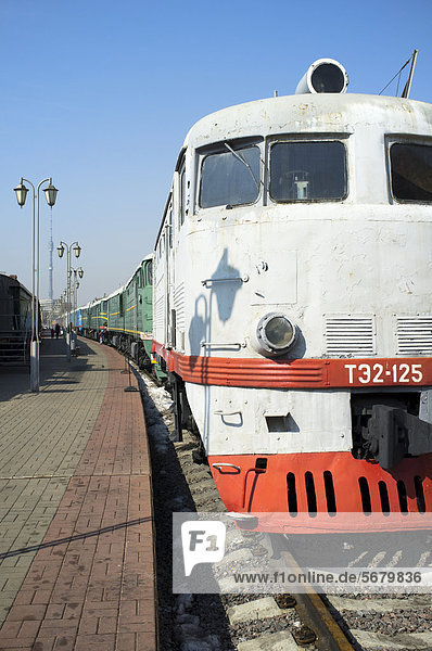 TE2  eine russische Diesel-Güterzuglokomotive  Baujahr 1952