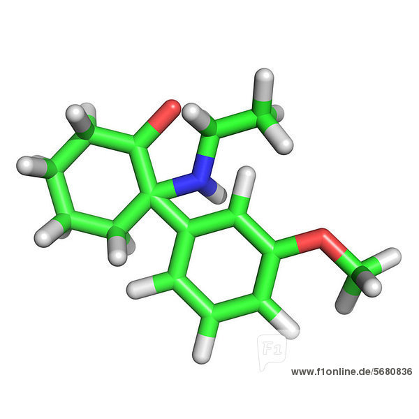 Methoxetamin-Molekül