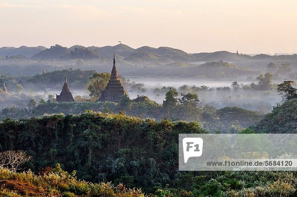 Morgen Dunst Myanmar