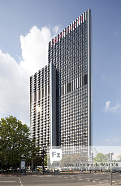 Plaza Tower  Marriot Hotel  Frankfurt am Main  Hesse  Germany  Europe  PublicGround