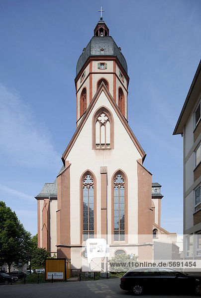 Kirche St. Stephan  Mainz  Rheinland-Pfalz  Deutschland  Europa  ÖffentlicherGrund