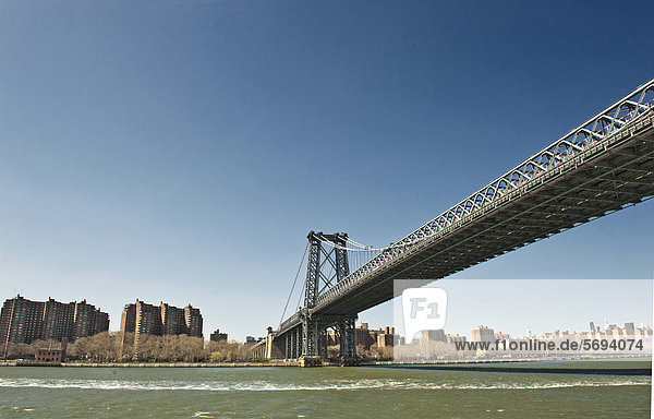 Vereinigte Staaten von Amerika USA New York City East River Williamsburg Bridge