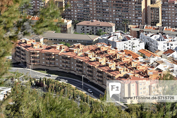 Europa Palast Schloß Schlösser über Gebäude Ansicht Andalusien modern Spanien