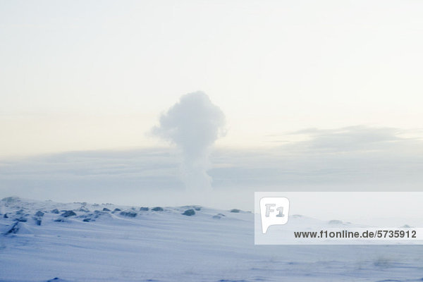 Geothermischer Dampf Halbinsel Reykjanes Island