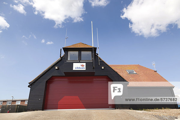 Lifeboat station at Eastney on Portsea Island  Portsmouth  Hampshire  England  United Kingdom  Europe