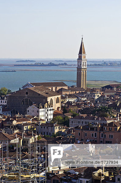 Europa Kirche Ansicht Venedig Venetien Italien