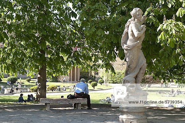Italien  Lombardei  Mailand  Guastalla öffentlichen Garten