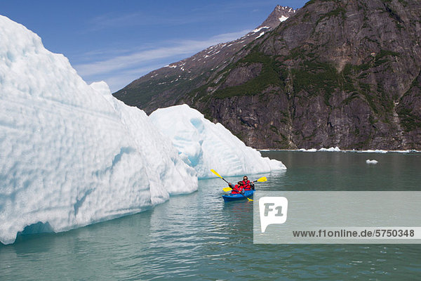 Kayaking at Tracy Arm Glacier