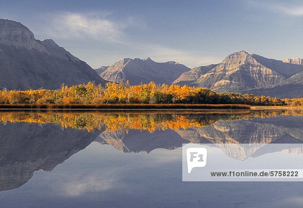 Maskinonge Lake  Waterton-Lakes-Nationalpark  Alberta  Kanada.
