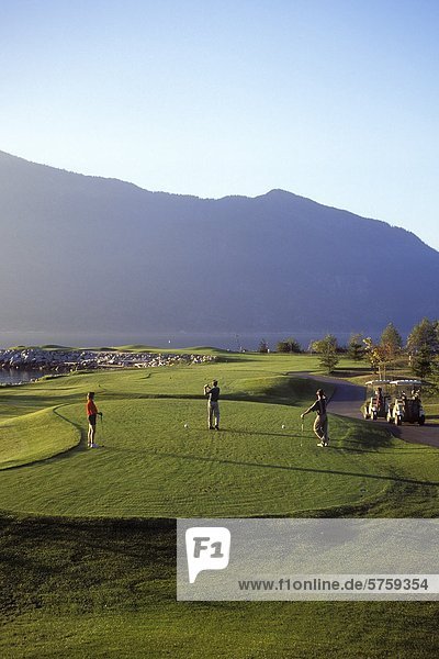 Furry Creek Golf Course  Furry Creek  British Columbia  Canada.