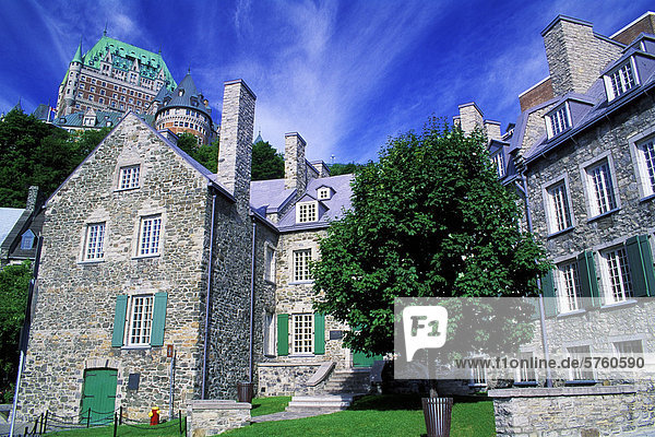 Place Royale District und Chateau Frontenac  Québec  Québec  Kanada