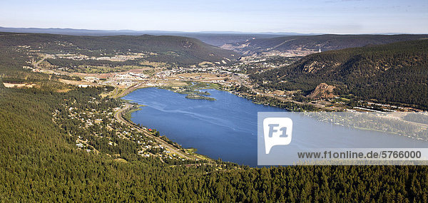 Luftbild Bild über die South Cariboo Region British Columbia  Kanada