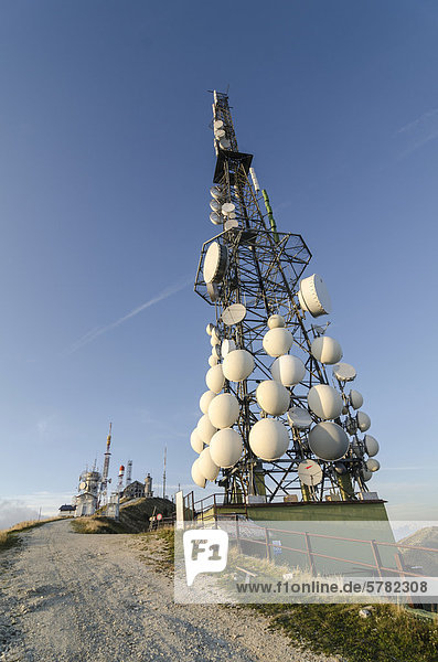 Sendemast am Col Visentin, Italien, Europa