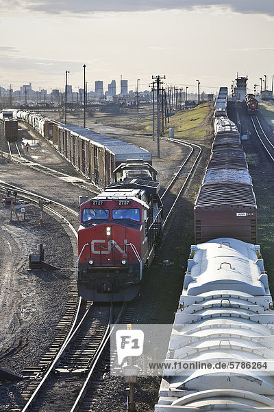 CN Rail Yard Symington Yard Winnipeg Manitoba Kanada