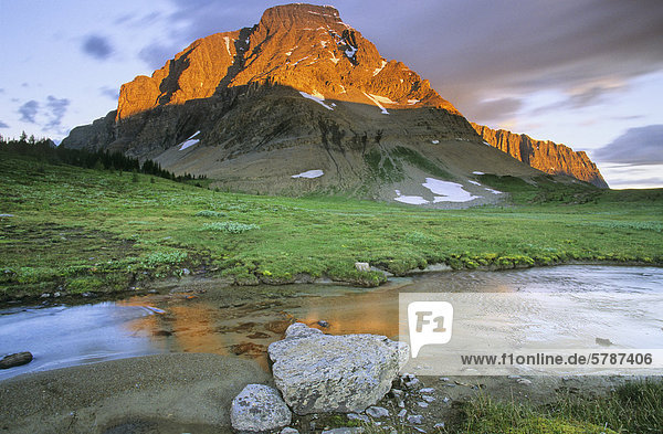 Mount Drysdale und Rockwall Pass Kootenay-Nationalpark British Columbia Kanada.