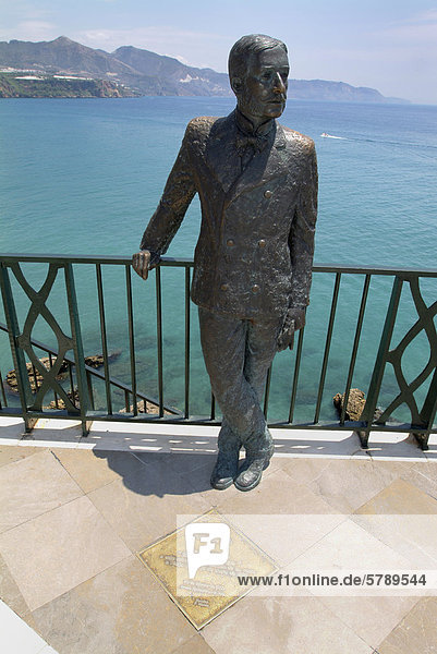 Statue of Alfonso XII  Nerja  Spain