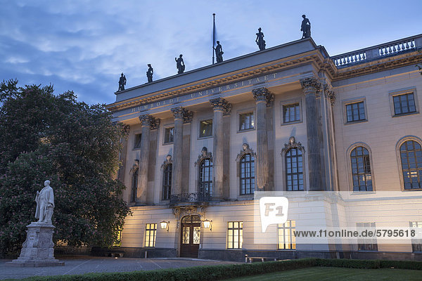 Humboldt Universität  Berlin  Deutschland  Europa