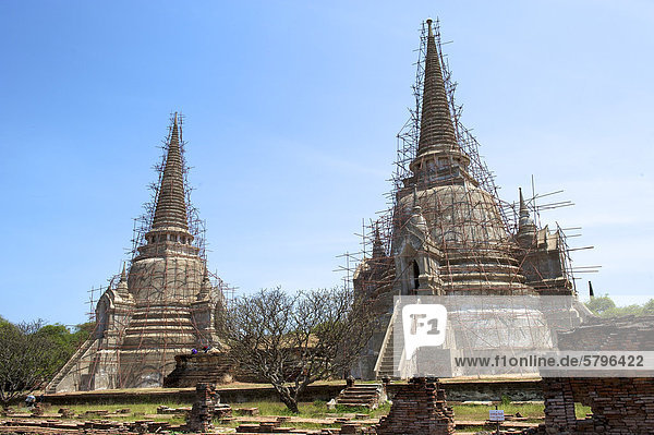 Wat Phra Si Sanphet  Ayutthaya  Thailand  Asien