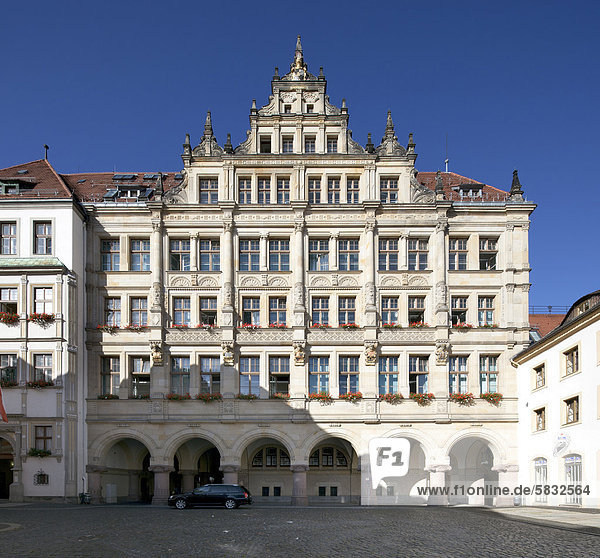 Neues Rathaus  Görlitz  Oberlausitz  Lausitz  Sachsen  Deutschland  Europa  ÖffentlicherGrund