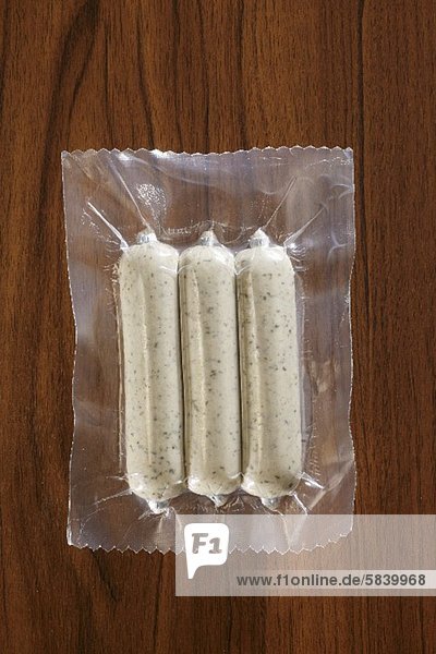 Soy sausages  vacuum packed