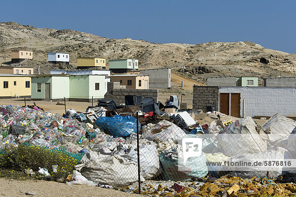 Gebäude Verschwendung Namibia Wohnsiedlung Afrika Kollektion Lüderitz neu