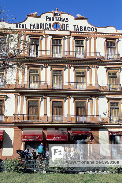 Real Fabrica de Tabacos Partagas Kubas beste Zigarre Fabrik Havanna Kuba Westindische Inseln Mittelamerika