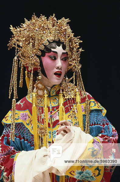Chinesisch Stufe Oper  Cheung Chau Island  Hongkong  China  Asien