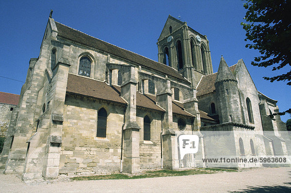 Kirche  Gemälde von Van Gogh  Auvers Sur Oise  Ile de France  Paris  Frankreich  Europa