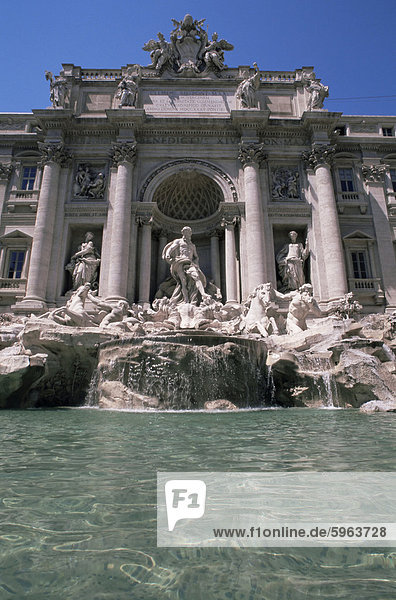 Die Fontana di Trevi  Rom  Latium  Italien  Europa