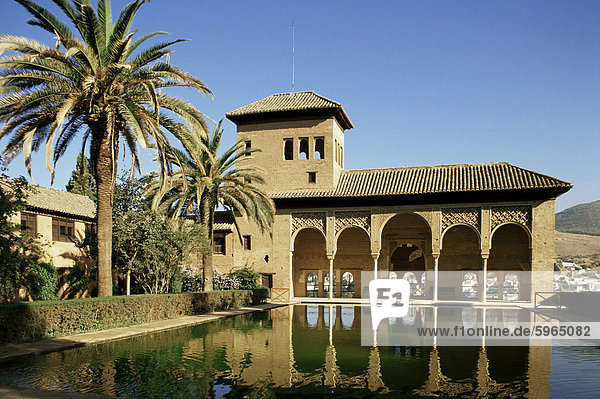 Europa UNESCO-Welterbe Andalusien Alhambra Granada Spanien