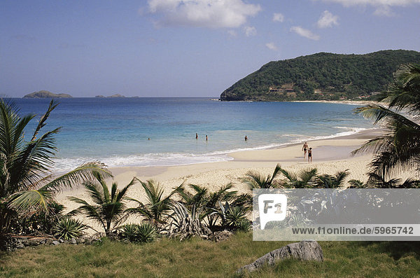 Strand von Anse des Flamands  St. Barthelemy  kleine Antillen  Westindien  Caribbean  Central America