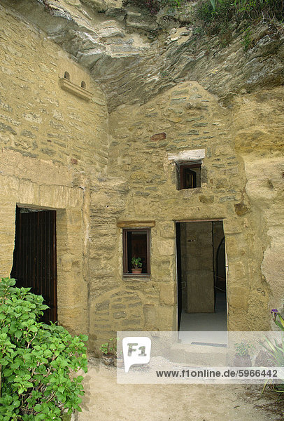 Felsbrocken Frankreich Europa Gebäude Dorf Pays de la Loire