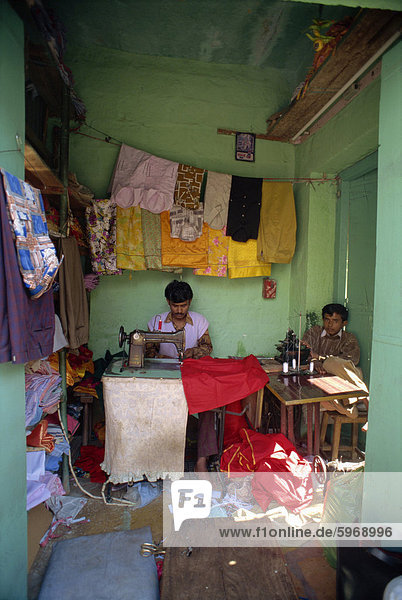 Tailor near Jodhpur  Rajasthan state  India  Asia