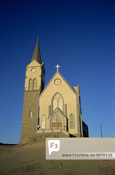 Felsenkirche  deutsche Lutherische Kirche  Lüderitz  Namibia  Afrika
