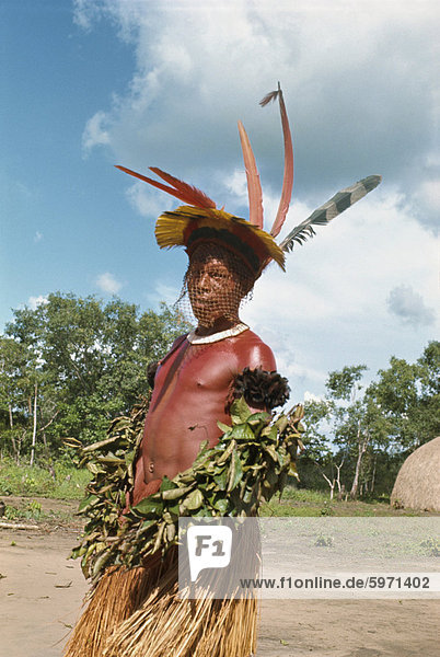 Kamayura indische Tänzerin  Brasilien  Südamerika