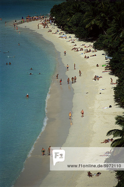 Trunk Bay  St. John  US Virgin Islands  Westindische Inseln  Karibik  Mittelamerika