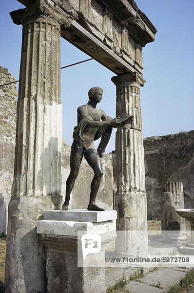 Tempel des Apollon  Pompeji  UNESCO World Heritage Site  Campania  Italien  Europa