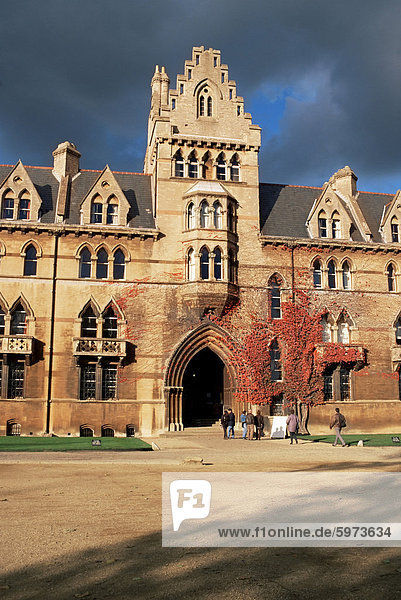 Christ Church College in Oxford  Oxfordshire  England  Vereinigtes Königreich  Europa