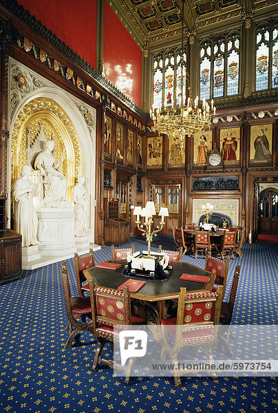 Prinzen Kammer  Häuser des Parlaments  Westminster  London  England  Vereinigtes Königreich  Europa