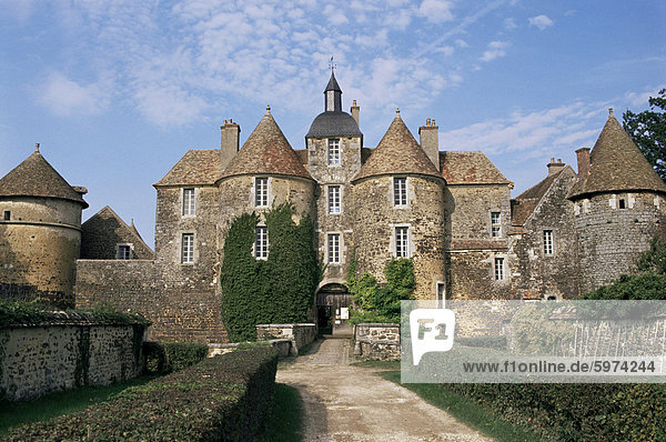Ratilly Schloss  Puisaye  Picardie (Picardie)  Frankreich  Europa